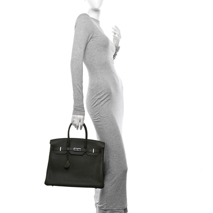 Hermes Togo Birkin 35 Vert Veronese 2 of 10