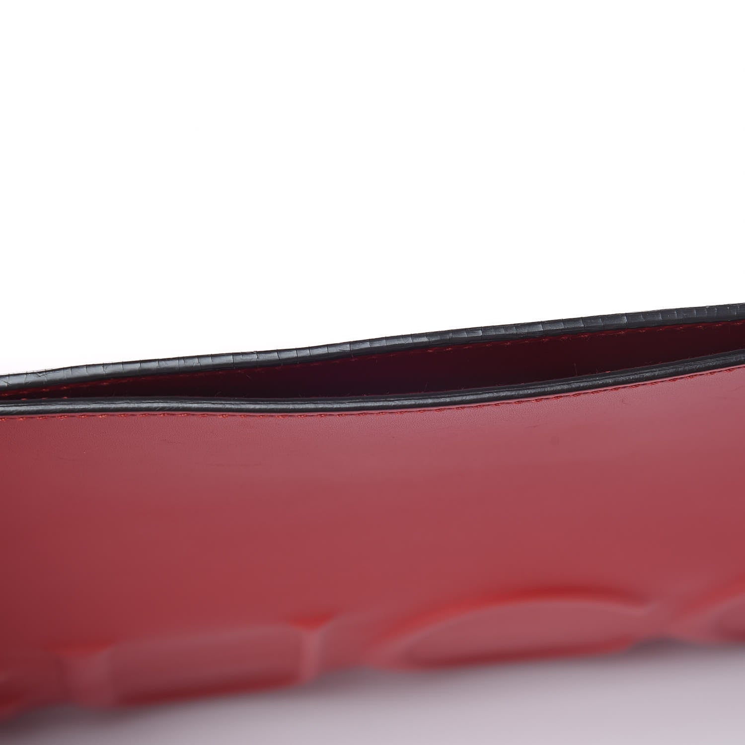Gucci Calfskin Embossed XL Clutch Red 11 of 11