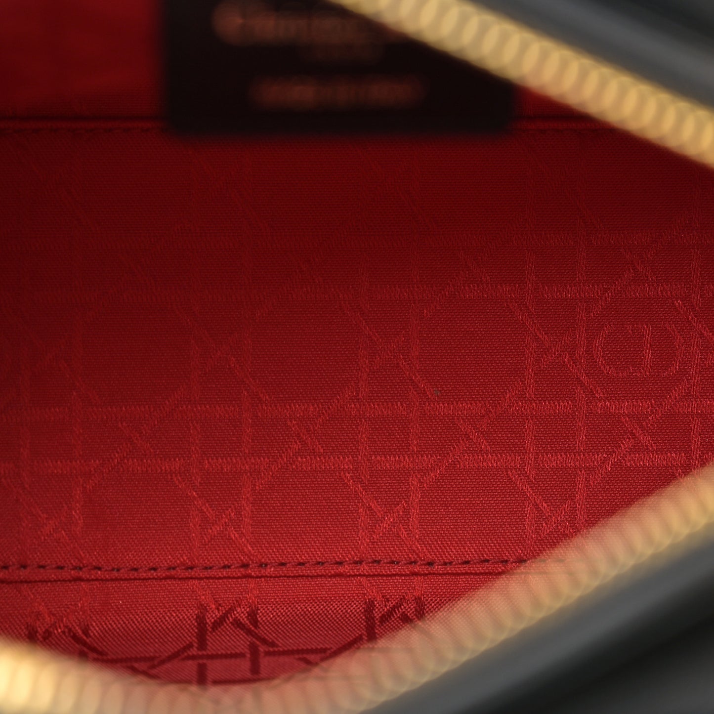 Lambskin Cannage Medium Lady Dior Black