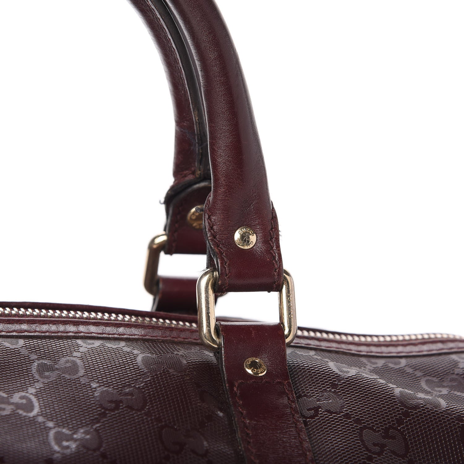 Gucci Imprime Monogram Medium Joy Boston Bordeaux 15 of 15