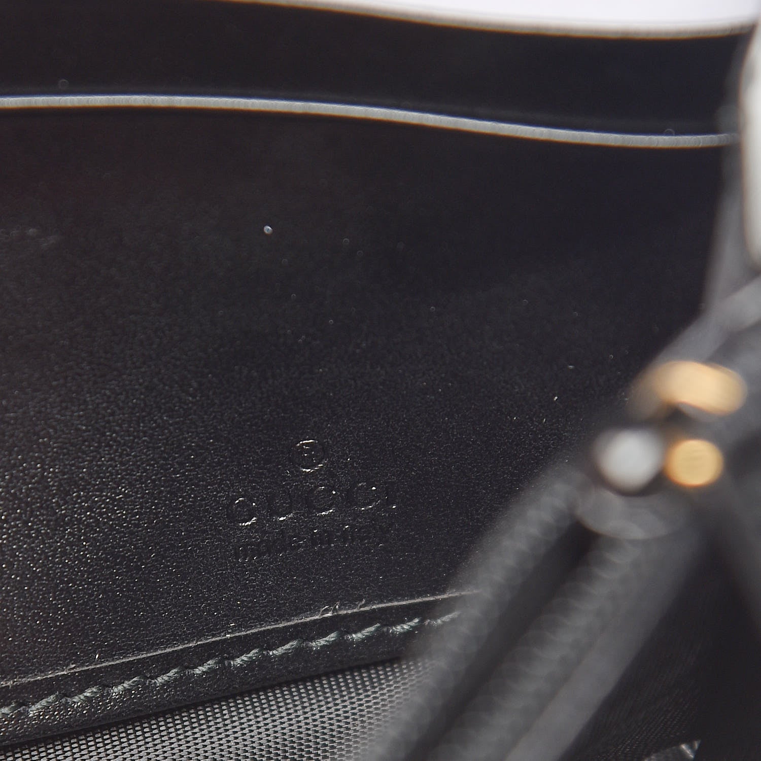 Gucci Calfskin Buckle Wallet Black 8 of 12