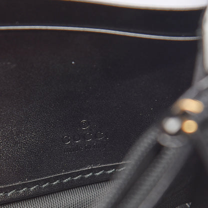 Gucci Calfskin Buckle Wallet Black 8 of 12
