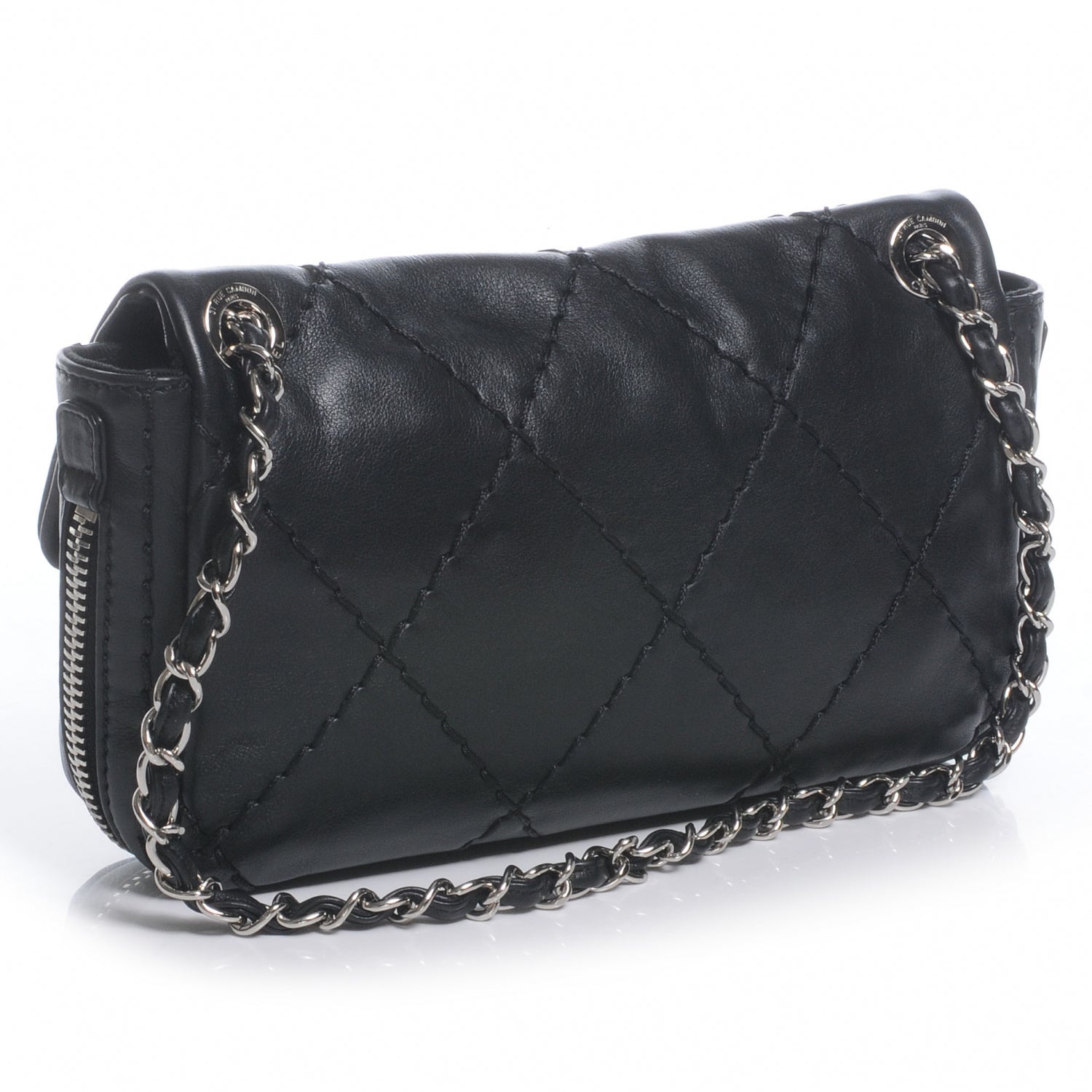 Chanel Calfskin Expandable Flap Black 3 of 8