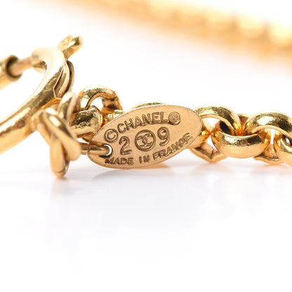 Chanel CC Chain Pendant Necklace Gold 4 of 4