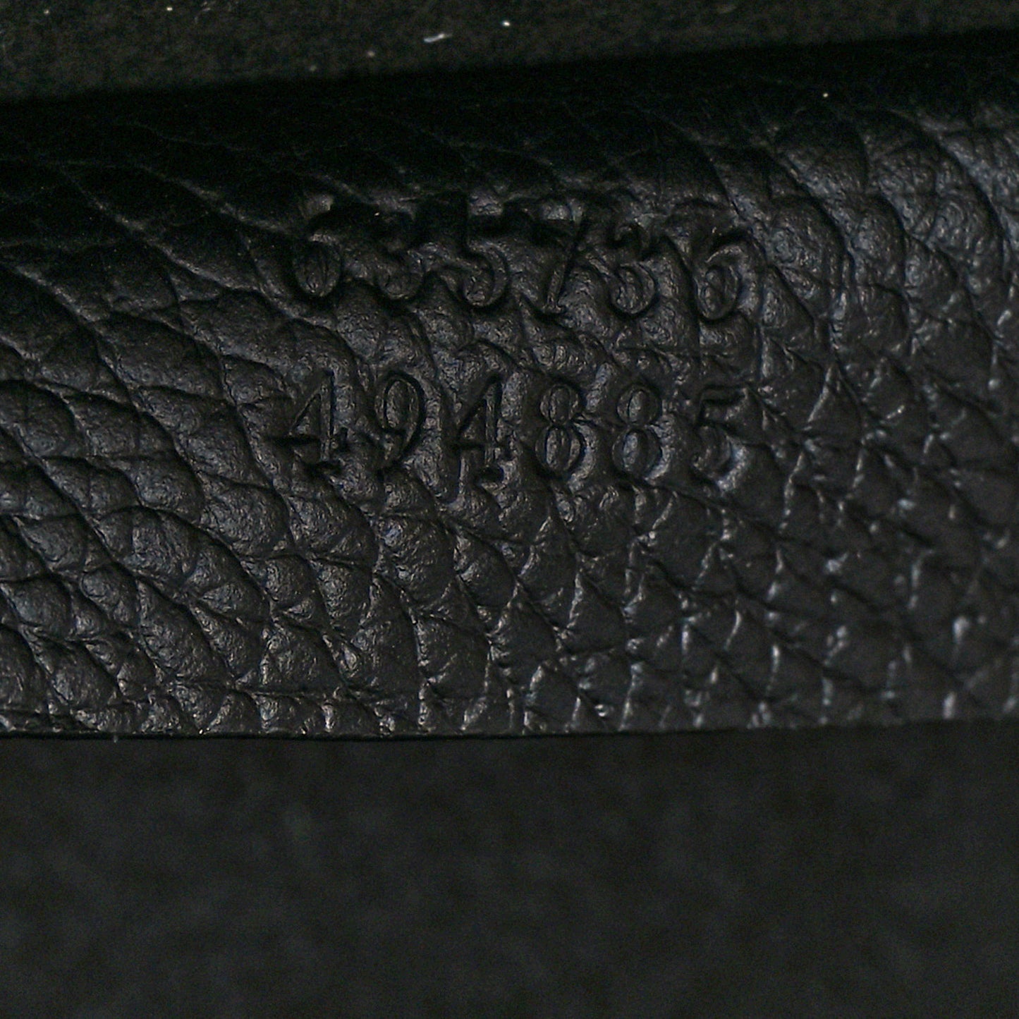 Grained Calfskin Skull Open Shopper Tote Black