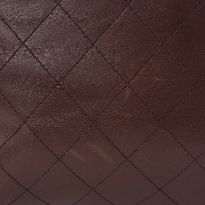 Chanel CHANE Lambskin Stitched Shoulder Bag Brown 13 of 16