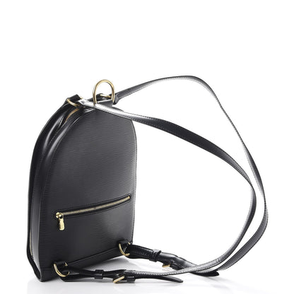 Louis Vuitton Epi Mabillon Backpack Black 3 of 9