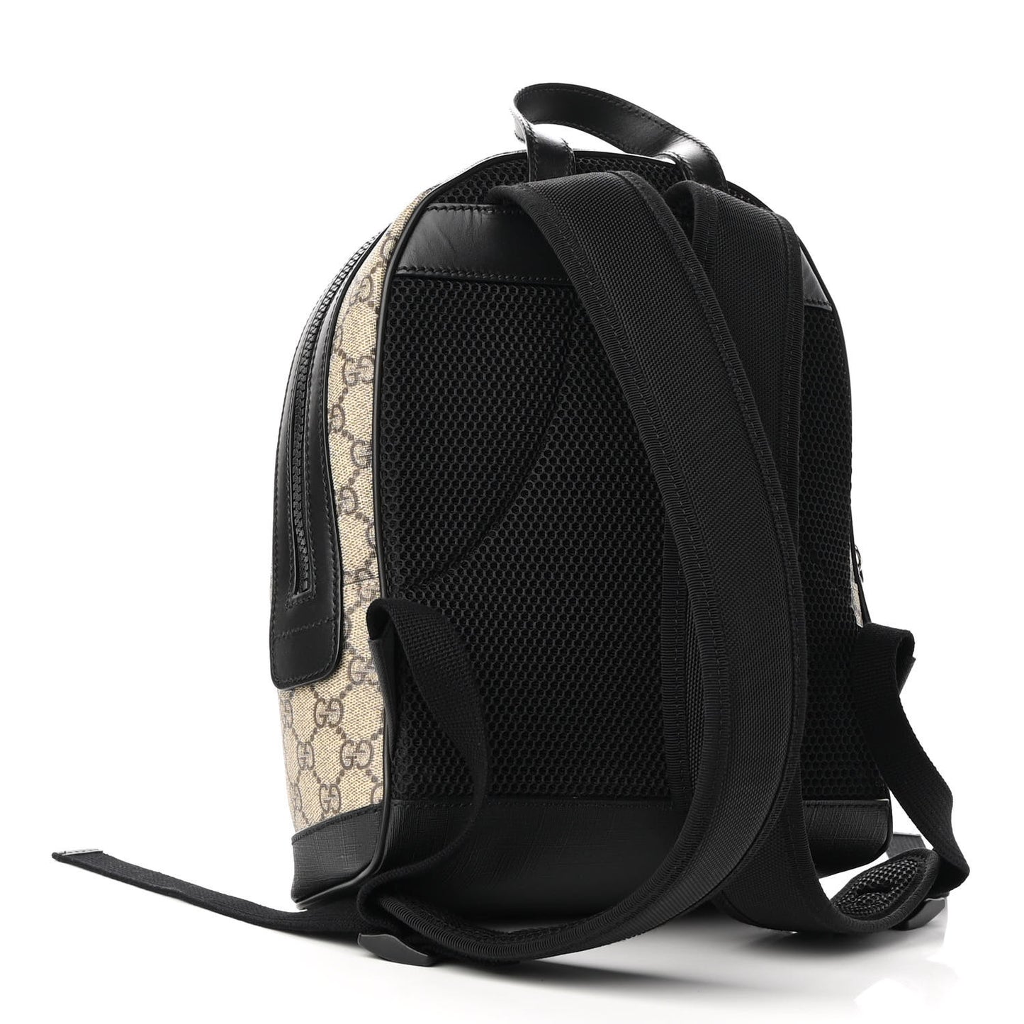 GG Supreme Monogram Small Eden Day Backpack Black