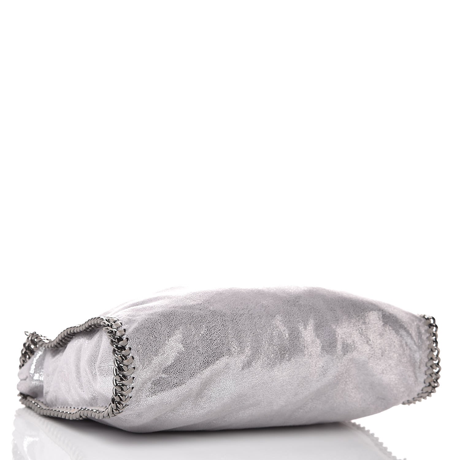 Stella McCartney Shaggy Deer Falabella Fold Over Tote Grey 4 of 10