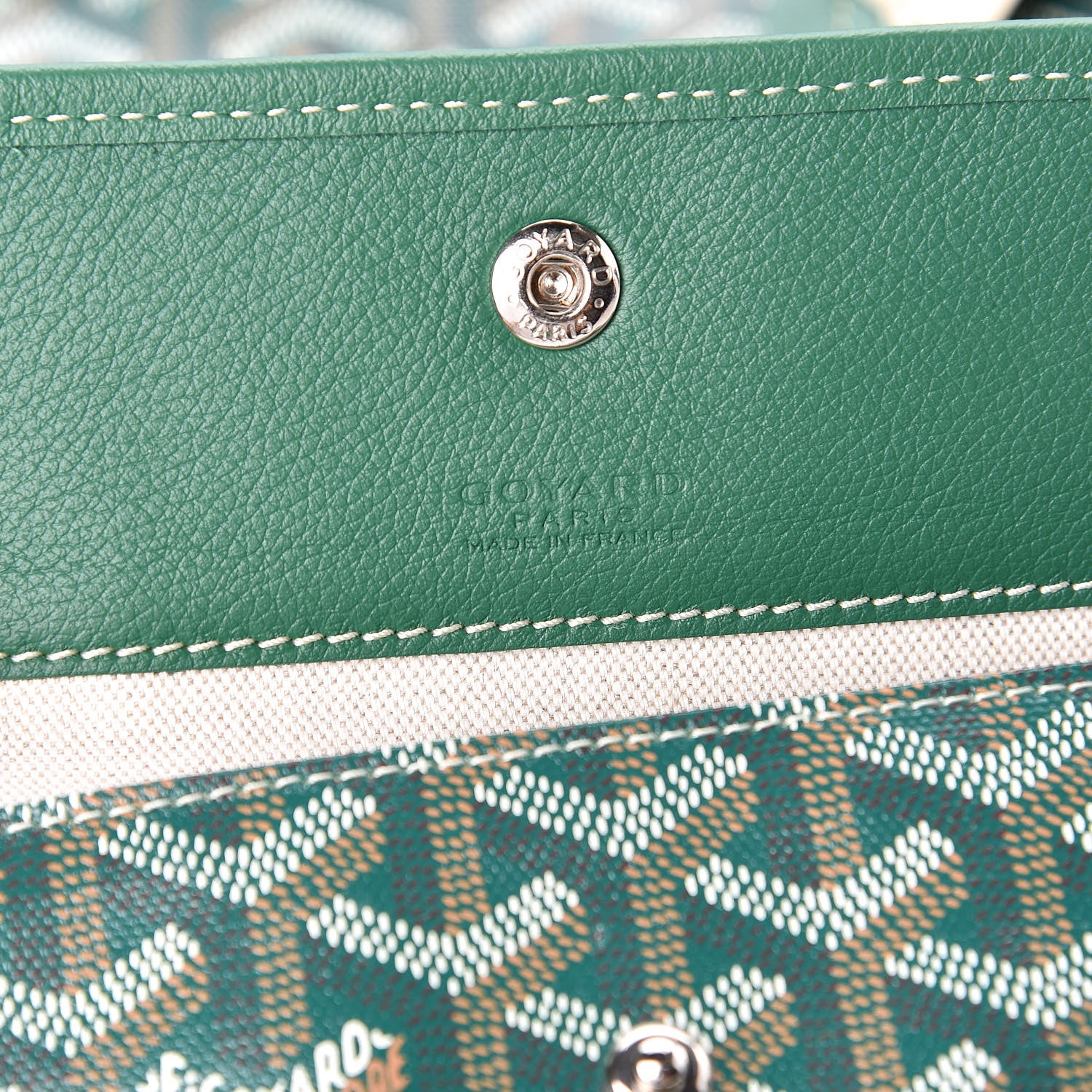 Goyard Goyardine Saint Louis PM Green 7 of 10