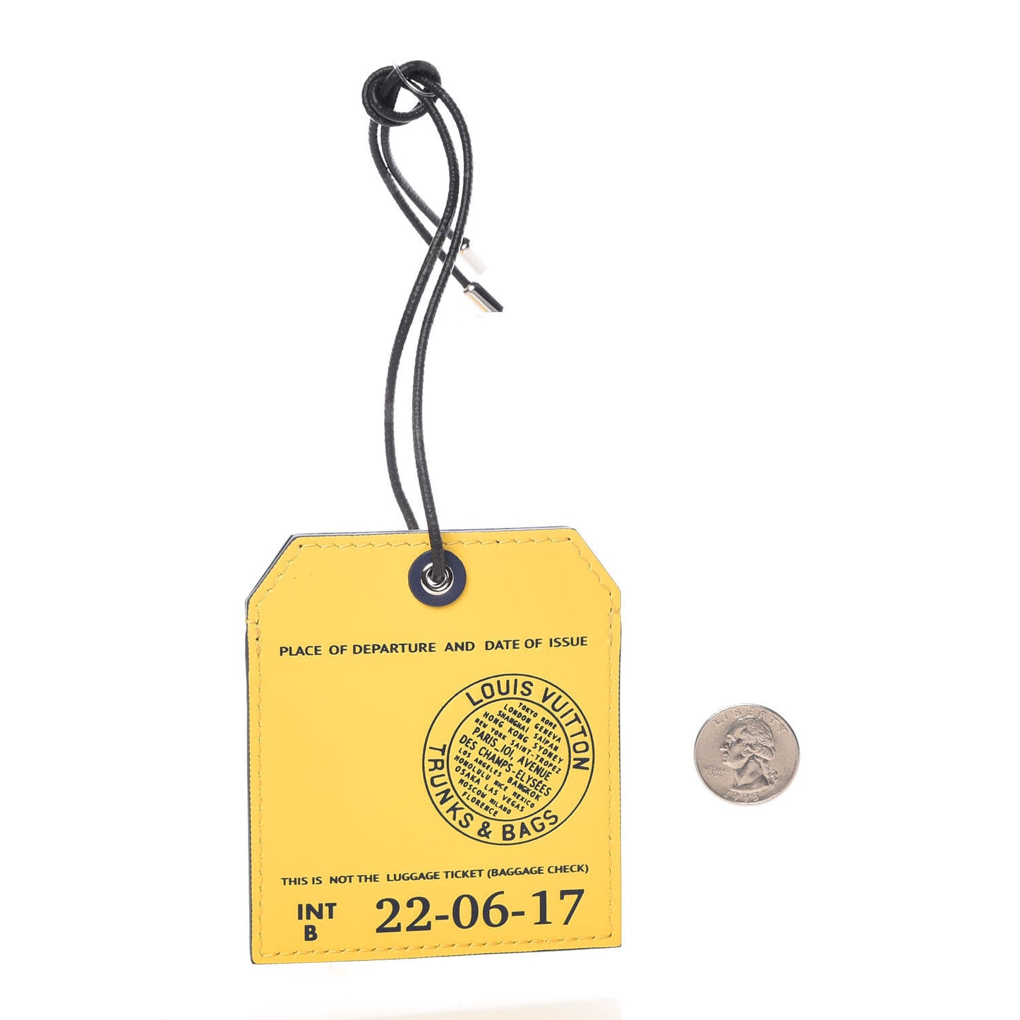 Calfskin Honolulu Name Tag