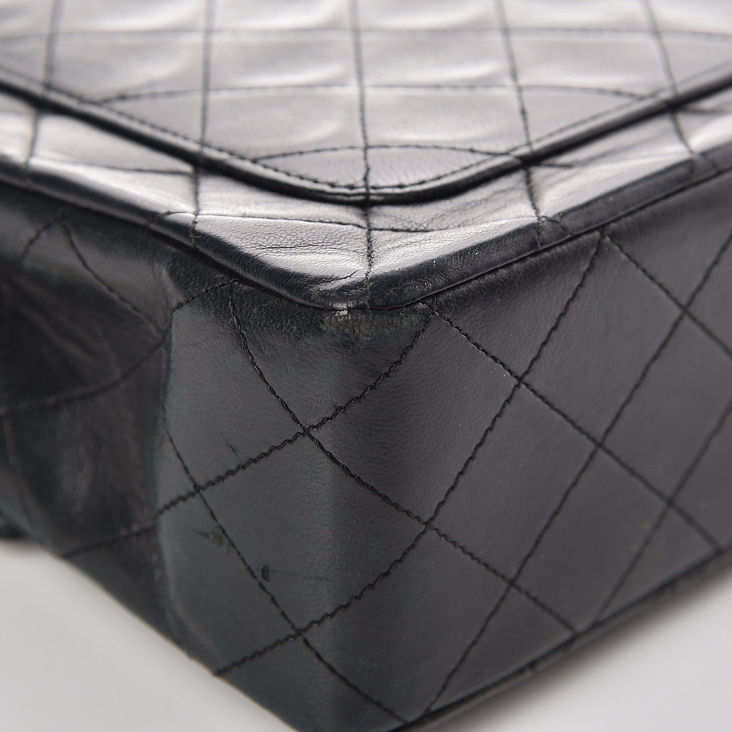 Chanel Lambskin Quilted Medium Double Flap Black 20 of 20