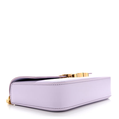 Celine Shiny Calfskin Triomphe Chain Shoulder Bag Light Lavender 4 of 11