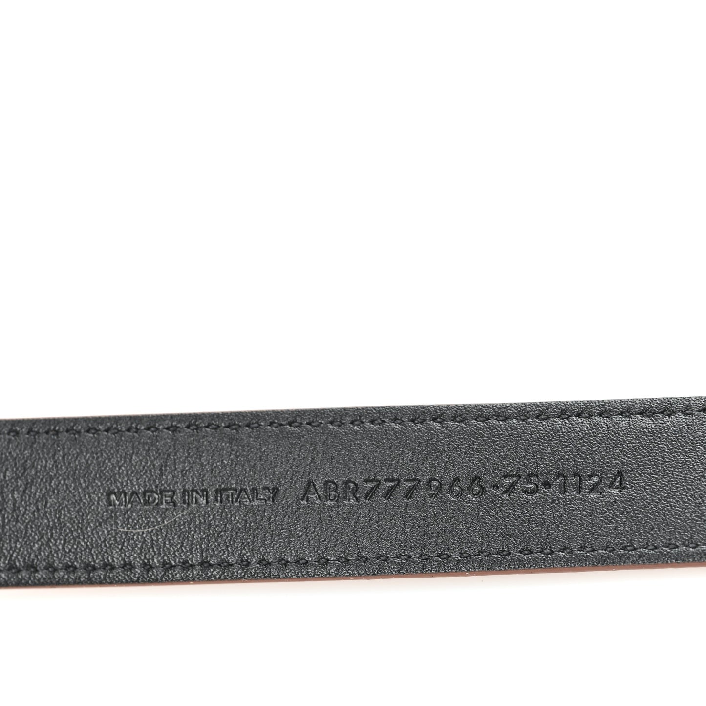 Grained Lambskin La 66 Thin Belt 75 30 Wet Clay