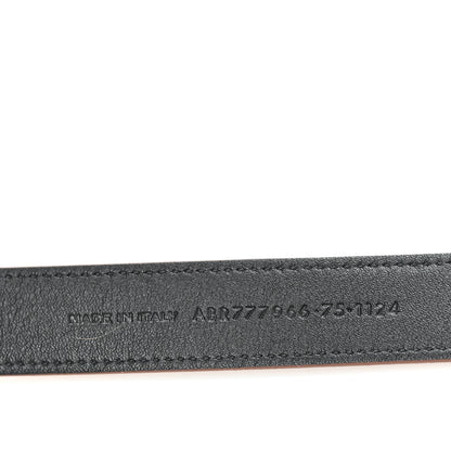 Saint Laurent Grained Lambskin La 66 Thin Belt 75 30 Wet Clay 4 of 5