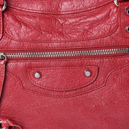 Balenciaga Agneau Classic Silver Hardware City Rouge Sapphire 12 of 12