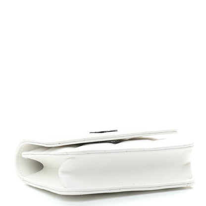 Chanel Lambskin Quilted CC Hook Card Holder White 4 of 8