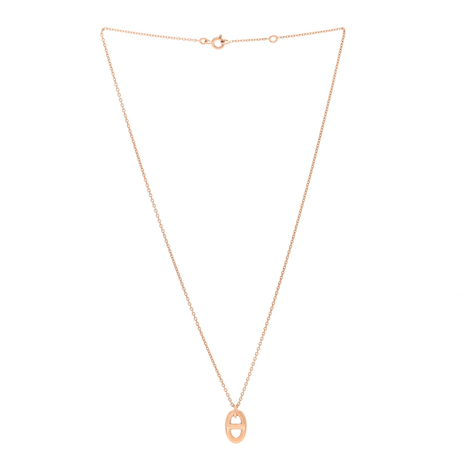 Hermes 18K Rose Gold PM Farandole Pendant Necklace 3 of 5