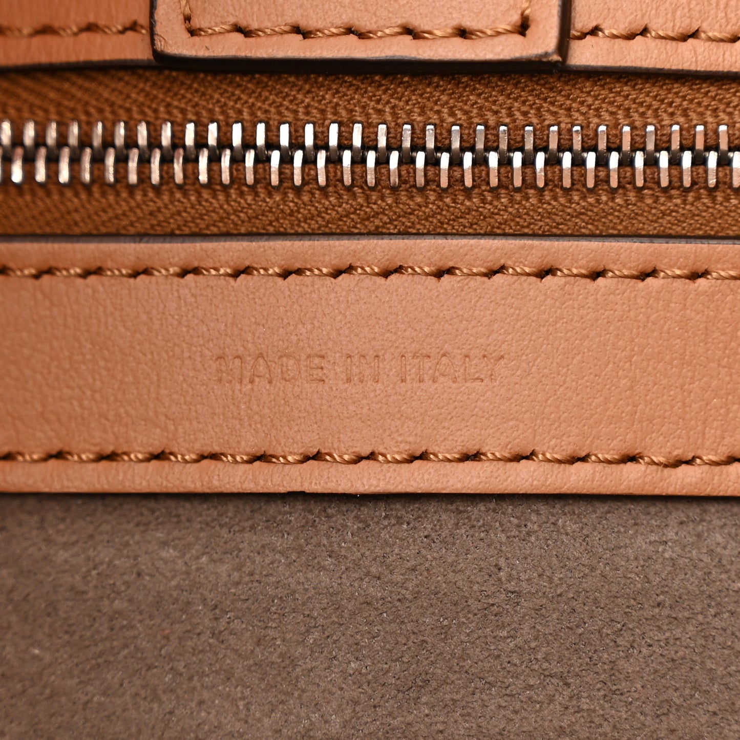Vitello Century F is Fendi Whipstitch Bi-Color Small Runaway Satchel Orzo Multicolor