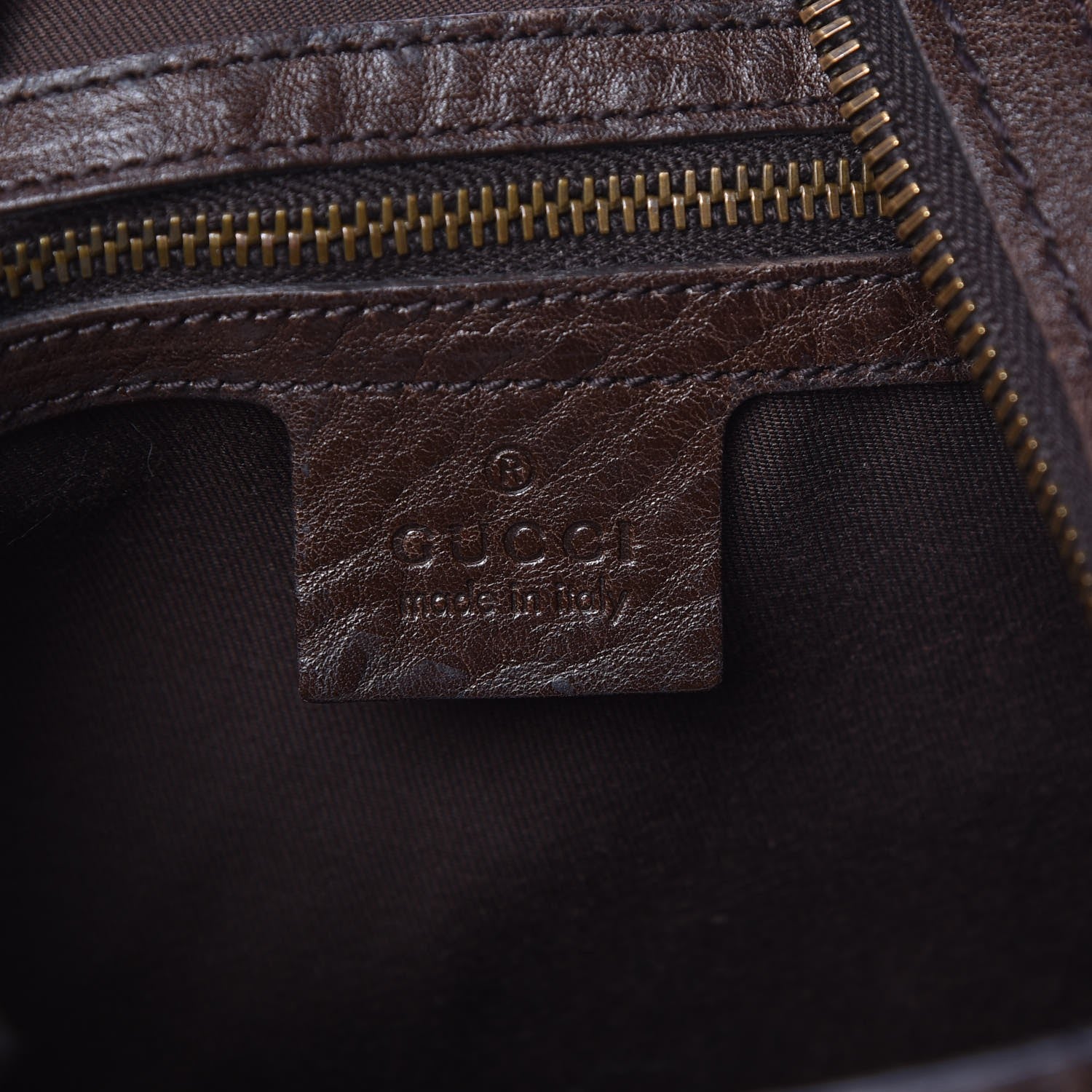 Gucci Monogram Medium Interlocking Hobo Dark Brown 6 of 8