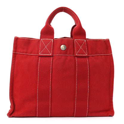 Hermes Canvas Fourre Tout PM Red 1 of 11