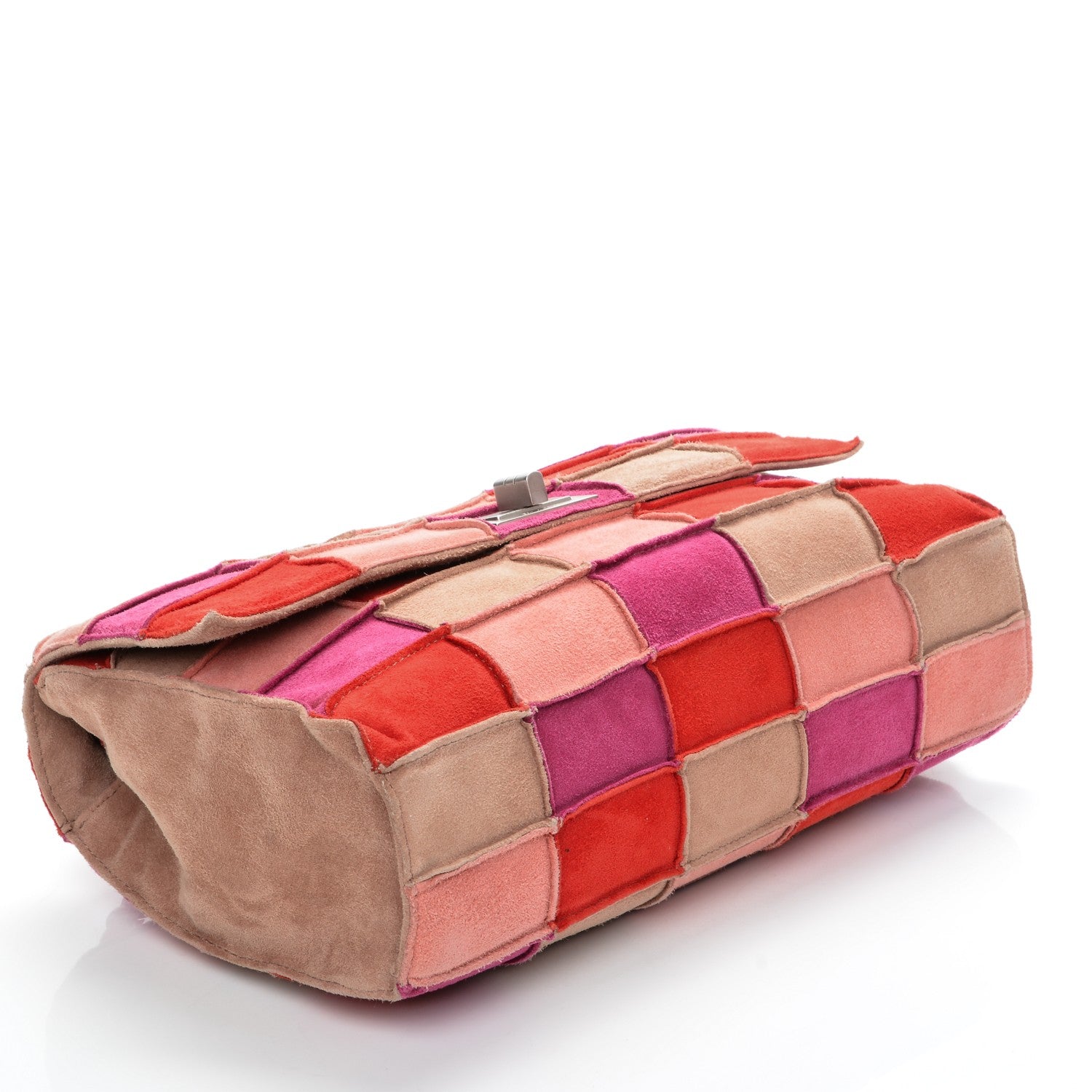Chanel Suede Patchwork Medium Mademoiselle Flap Multicolor 4 of 7