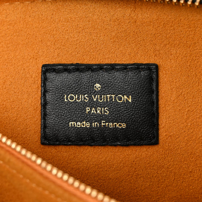 Louis Vuitton Lambskin Embossed Monogram Coussin MM Black 7 of 13