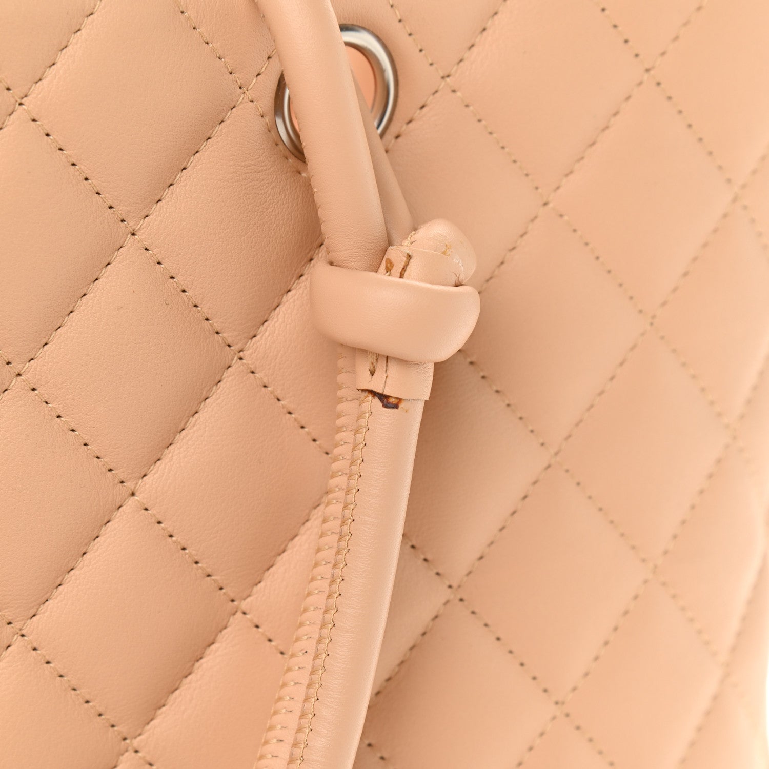 Chanel Calfskin Quilted Large Cambon Tote Beige 9 of 10