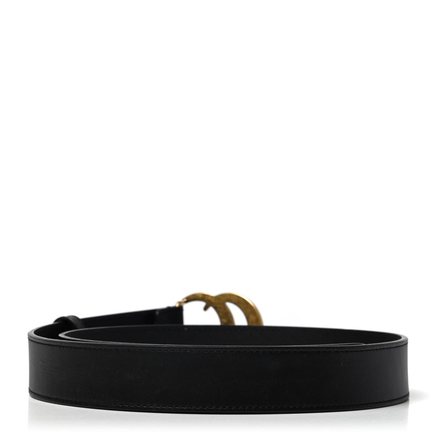 Calfskin Double G 30mm Belt 80 32 Black