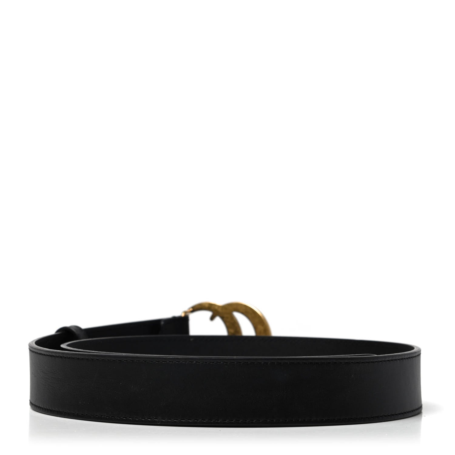 Gucci Calfskin Double G 30mm Belt 80 32 Black 2 of 6