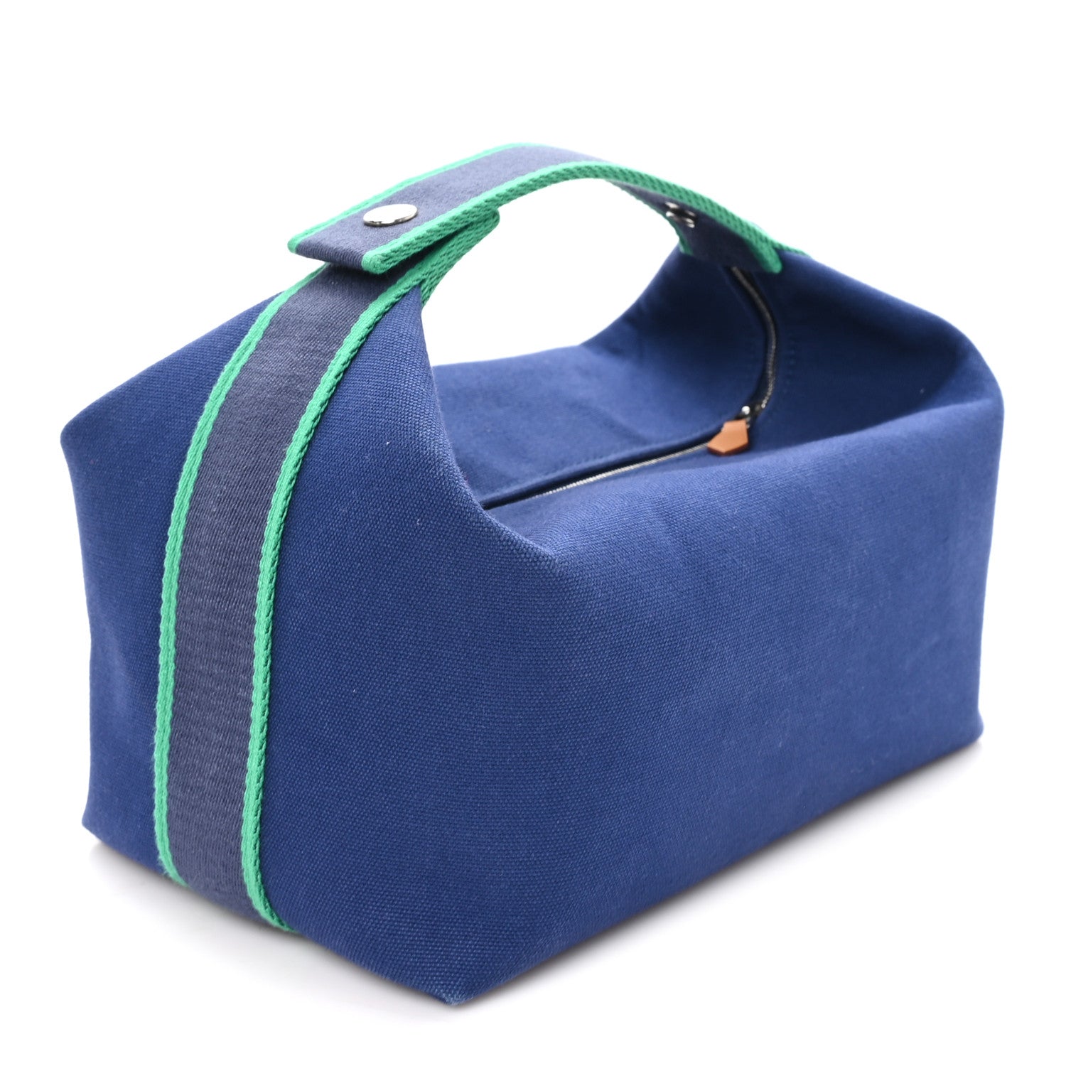 Hermes Canvas Large Bride-A-Brac Pouch Marine 3 of 6