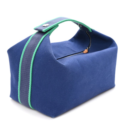 Hermes Canvas Large Bride-A-Brac Pouch Marine 3 of 6