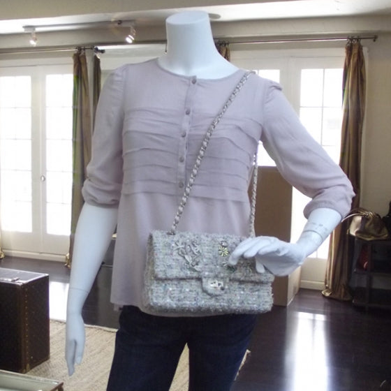 Chanel Tweed Garden Party Reissue Flap Pastel 2 of 13