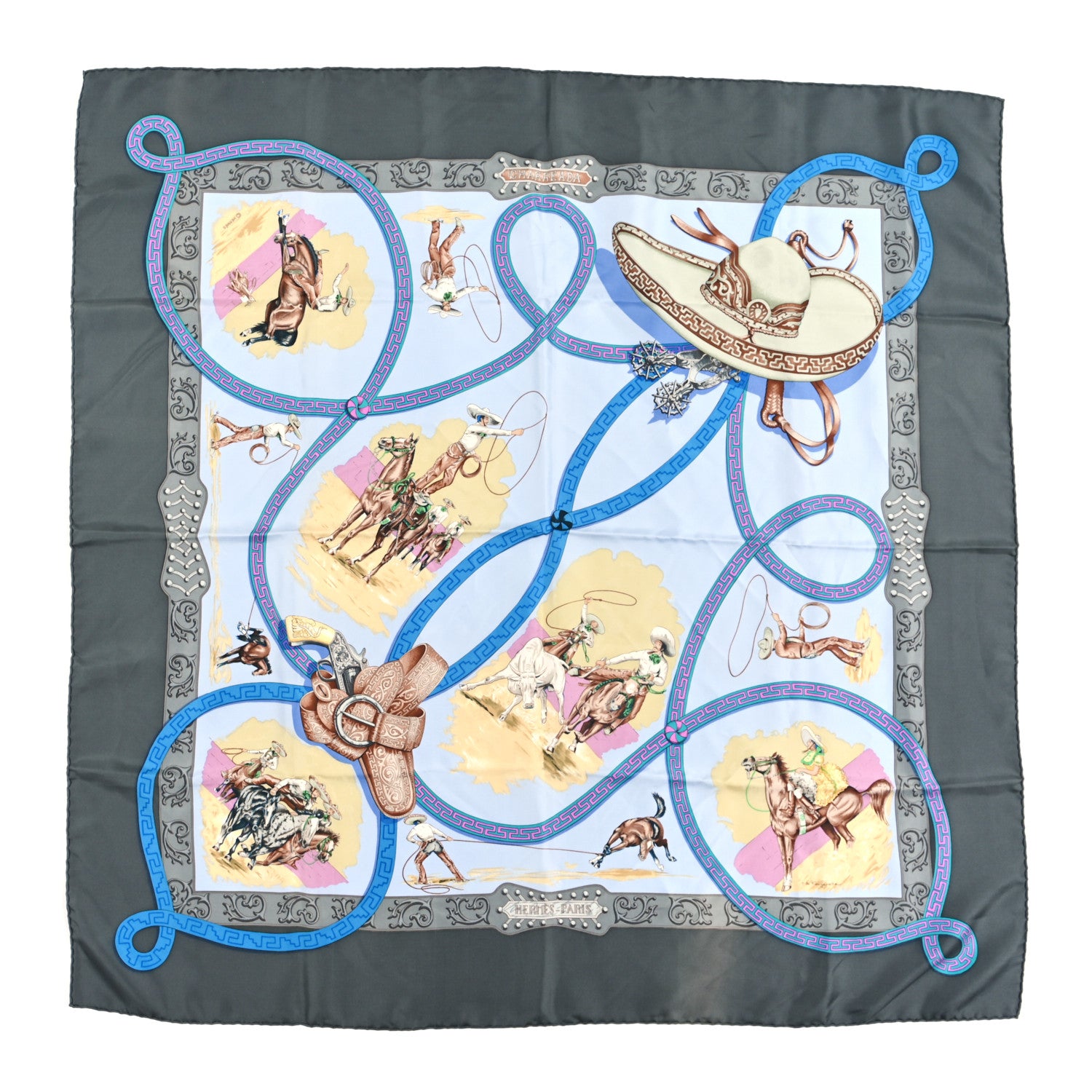 Hermes Silk Charreada Scarf 90 1 of 3