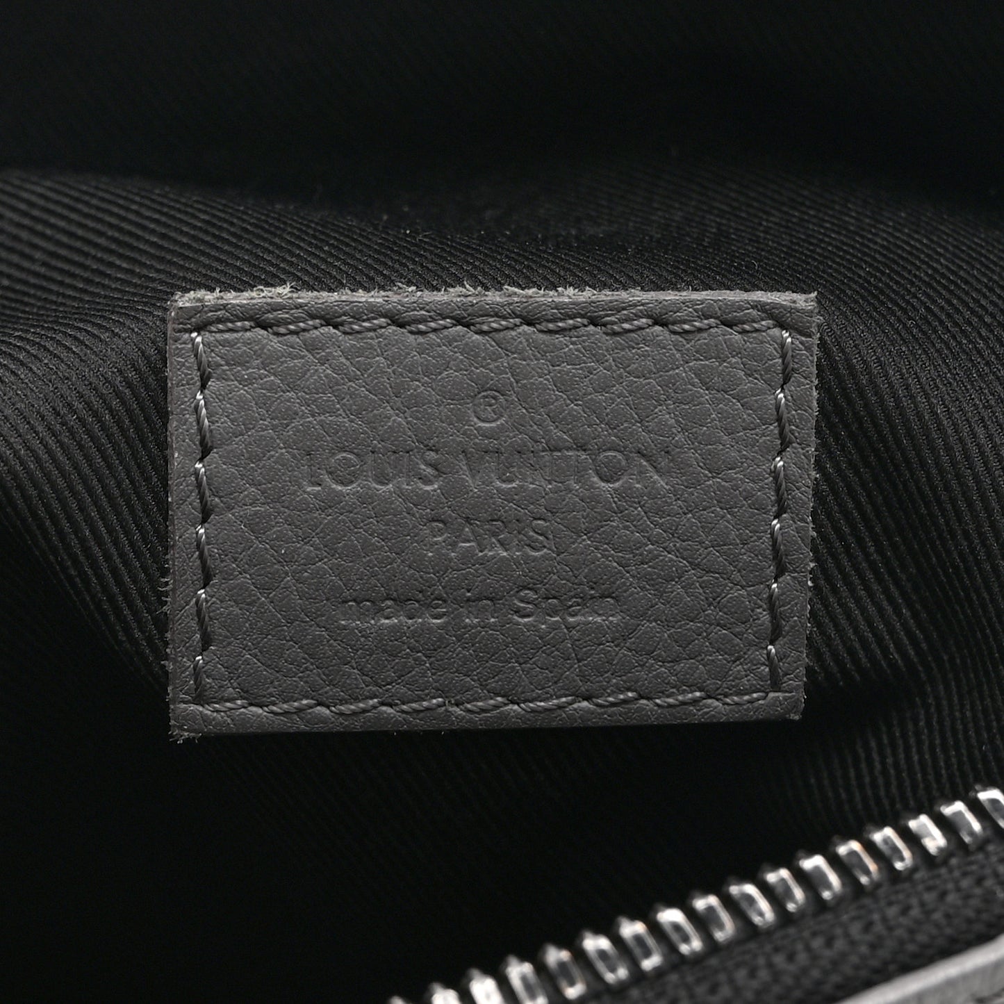 Calfskin Monogram Shadow Discovery Bumbag PM Gray