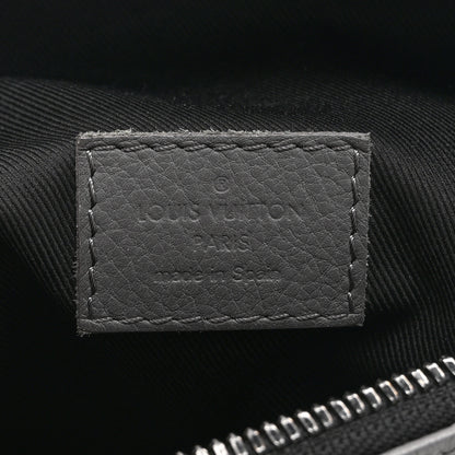 Louis Vuitton Calfskin Monogram Shadow Discovery Bumbag PM Gray 6 of 9