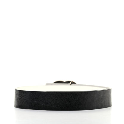 Chanel Calfskin CC Reversible Belt 75 White Black 2 of 4