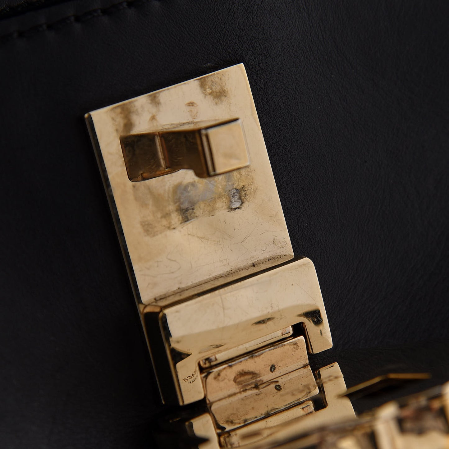 Calfskin Medium Palazzo Empire Crossbody Bag Black