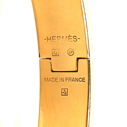 Hermes Enamel Narrow Clic Clac H Bracelet PM Aqua 9 of 12