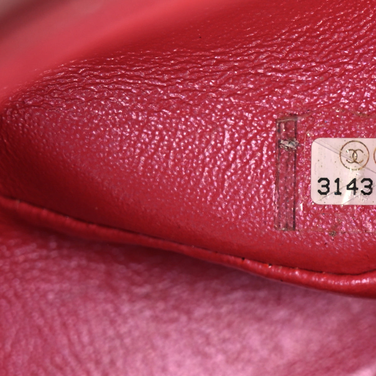 Chanel Iridescent Lambskin Quilted Mini Top Handle Rectangular Flap Red 7 of 10