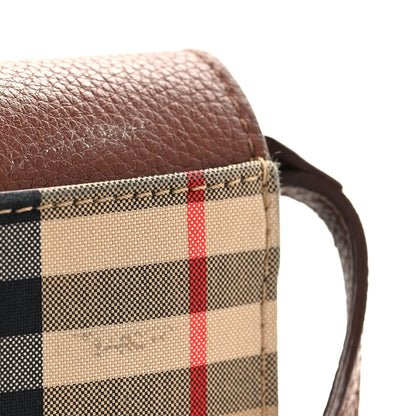 Burberry Grainy Calfskin Vintage Check Wallet With Detachable Strap Archive Beige Tan 10 of 13