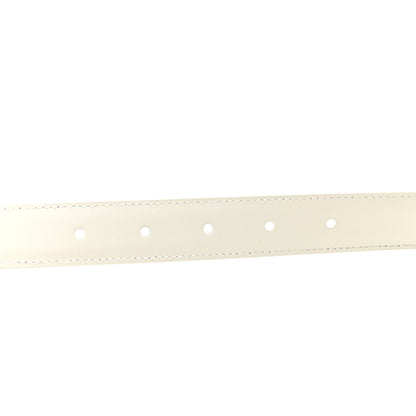 Celine Taurillon Triomphe Medium 25mm Belt 80 32 Rice 4 of 7