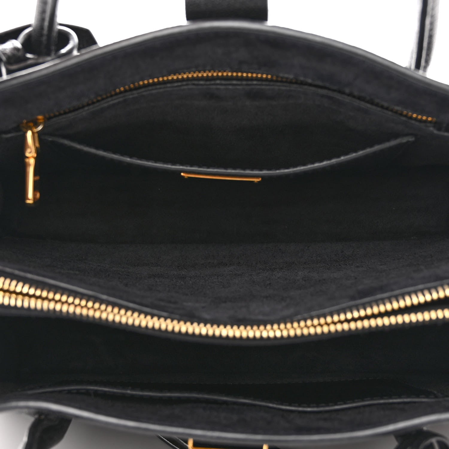 Miu Miu Goatskin Madras Tote Black 5 of 9