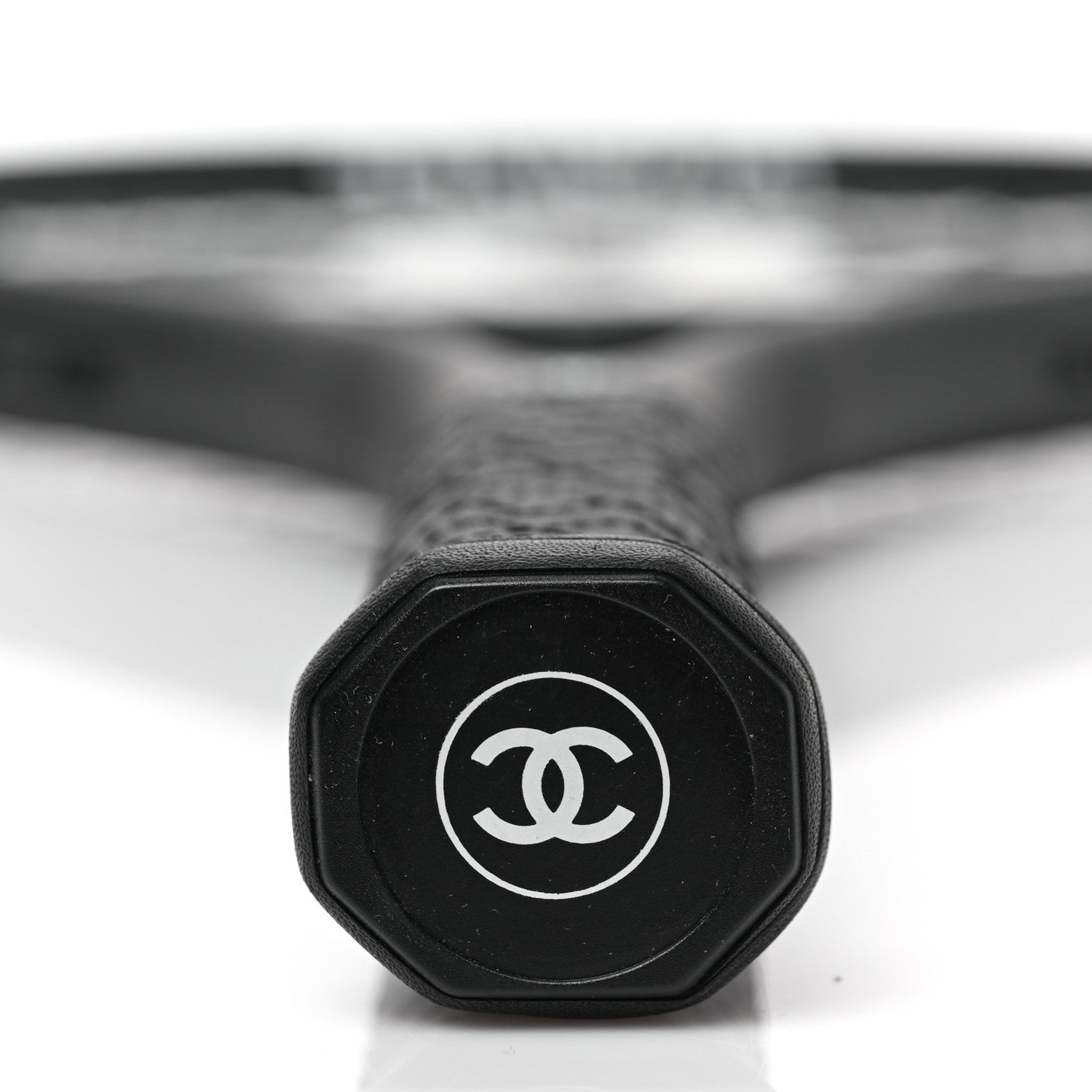 Chanel Tennis Racquet and Nylon Quilted Cover Black 3 of 6