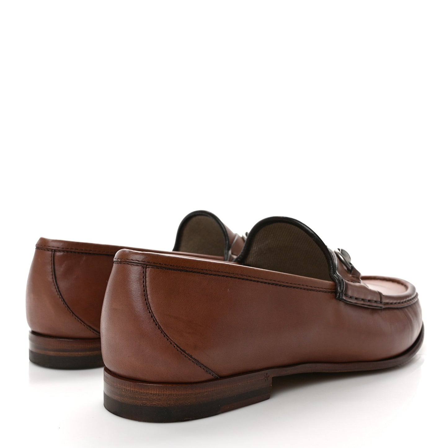 Betis Glamour Calfskin Mens 1953 Horsebit Loafers 9 Cocoa