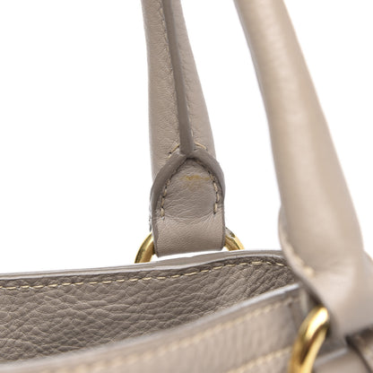 Prada Vitello Daino Shoulder Bag Argilla 13 of 15