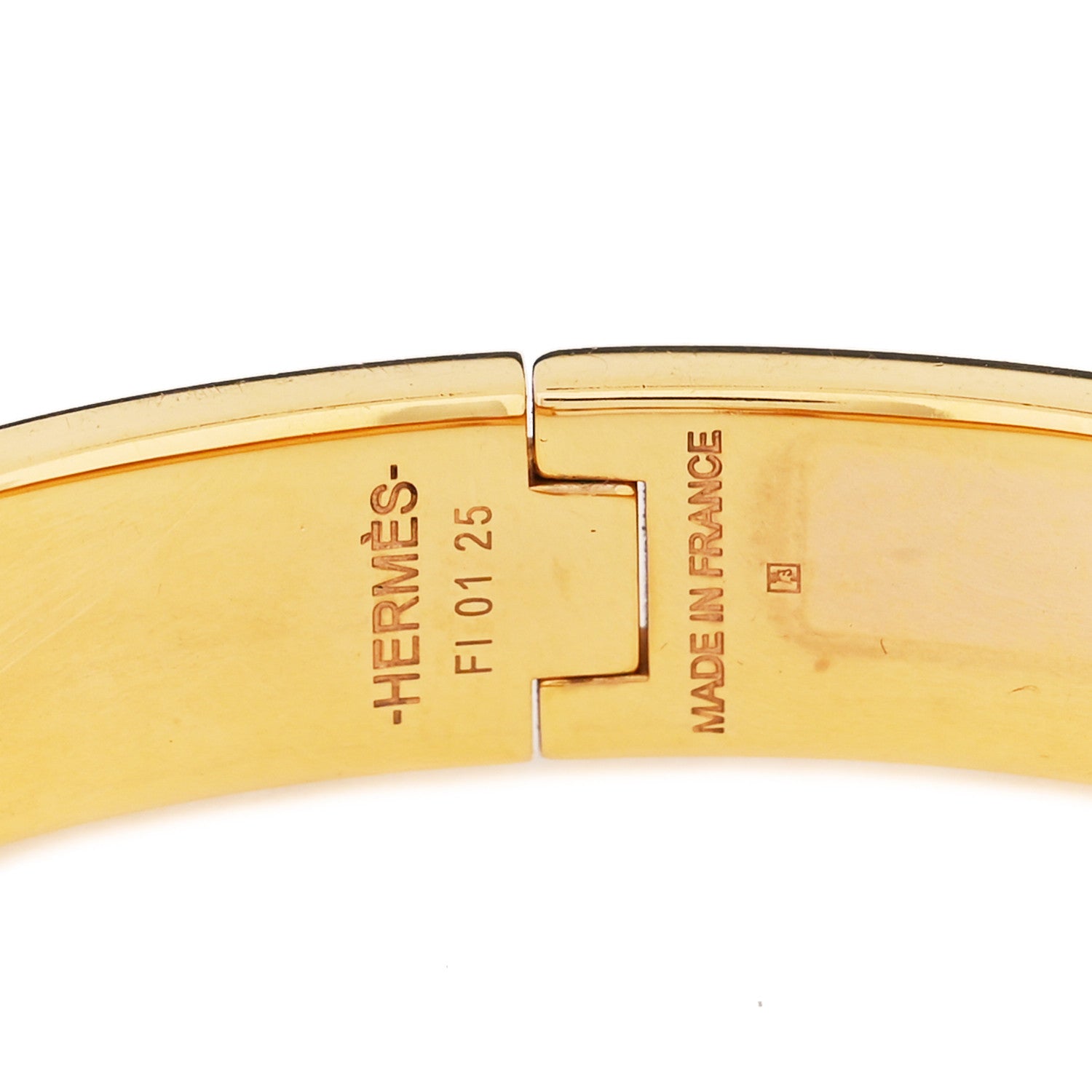 Hermes Enamel Narrow Clic Clac H Bracelet PM Black 3 of 4