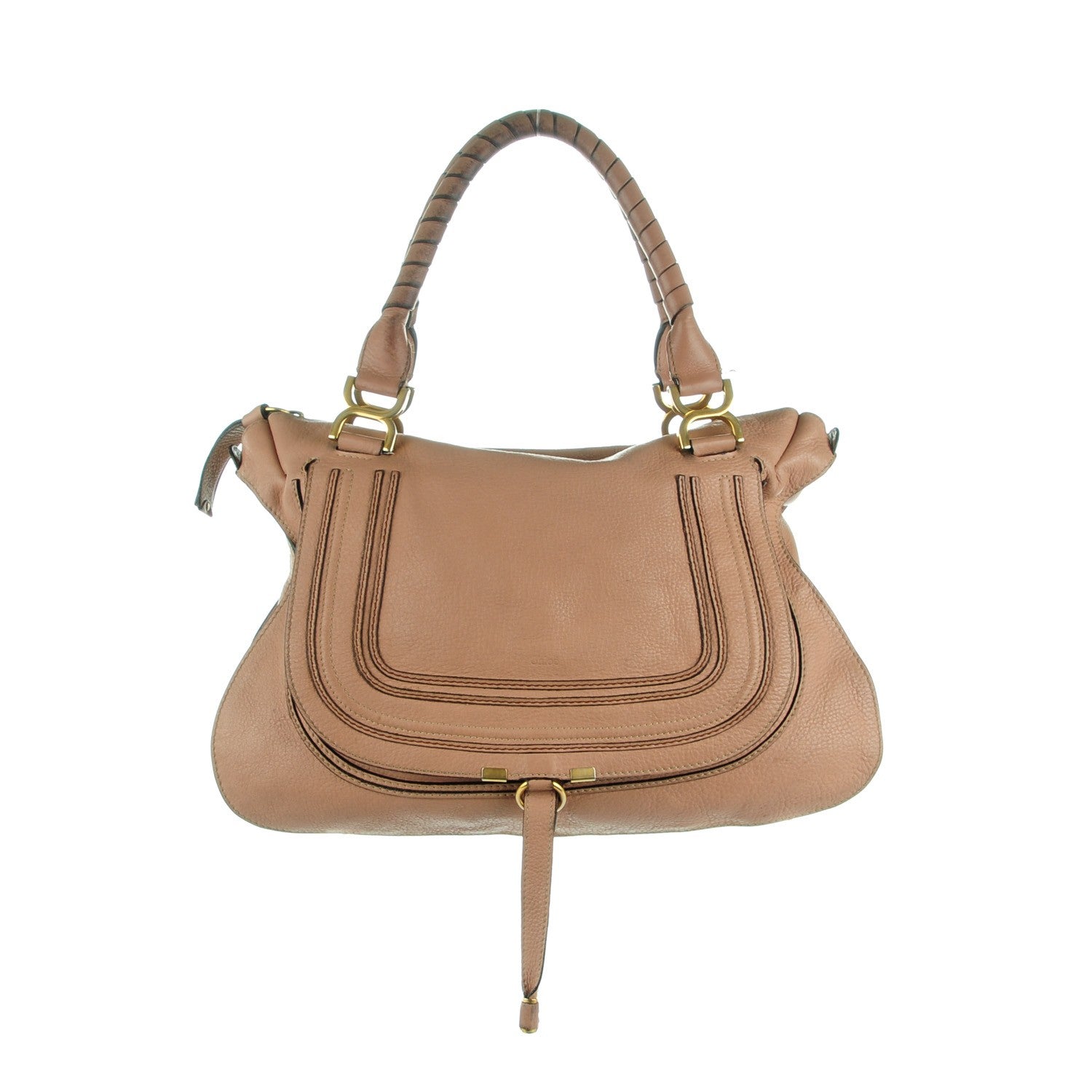 Chloe Calfskin Large Marcie Satchel Nut 1 of 15