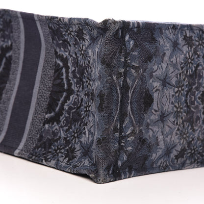 Christian Dior Canvas Embroidered KaleiDioroscopic Book Tote Blue 8 of 15