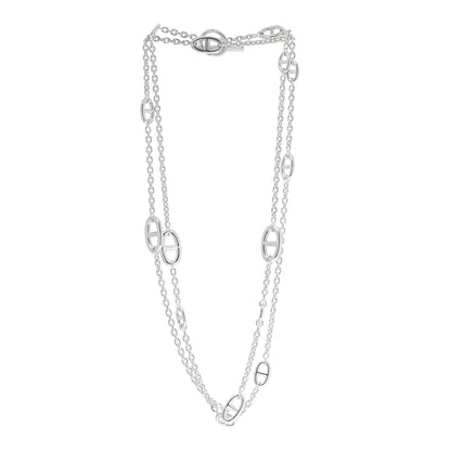 Hermes Sterling Silver Farandole Necklace 120 2 of 4